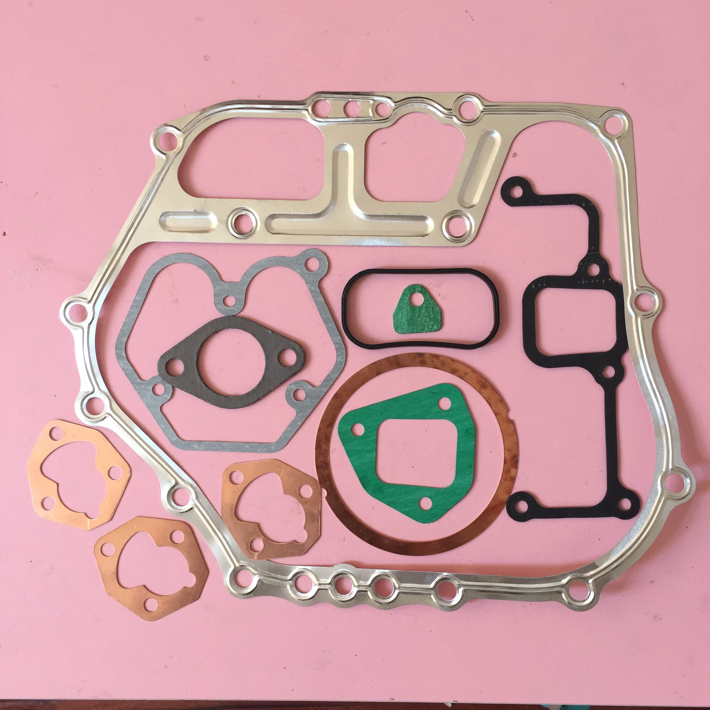 KM186F Gasket FOR KIPOR 5KW KDE6500 KDE6700TA 186F The air-cooled diesel engine micro tillage machine full gaskets