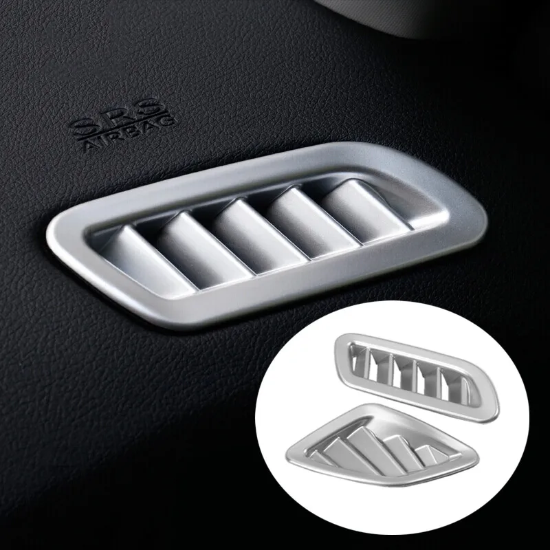 

For Jeep Renegade 2015 2016 2017 ABS Matte Car front Small air outlet Decoration Cover Trim Car accessories Styling 2pcs