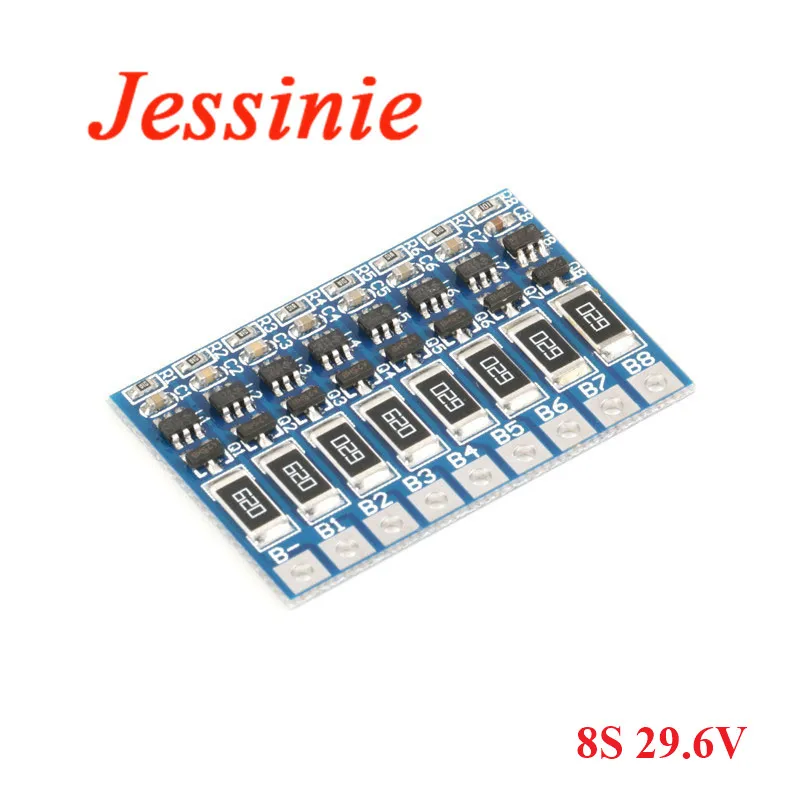 Moduł ładowania i zabezpieczania baterii litowych 18650 z funkcją balansowania BMS 3S 4S 5S 6S 7S 8S, płytka PCB do ładowania i equalizacji baterii Li-ion Lipo — zdjęcie produktu 4