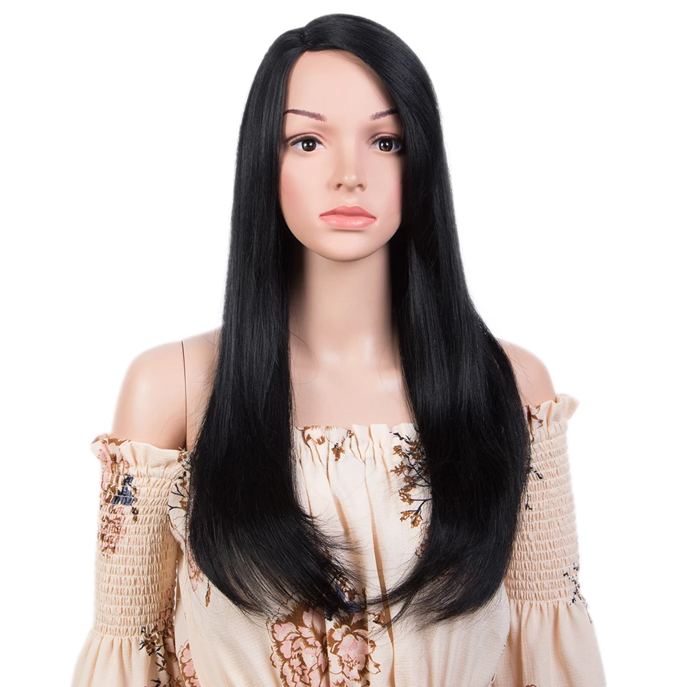 Sleek Human Hair Wigs For Women Highlight Colored Human Hair Wigs Lace Wig Straight Brazilian Hair Wigs 24 Inch Long Wig