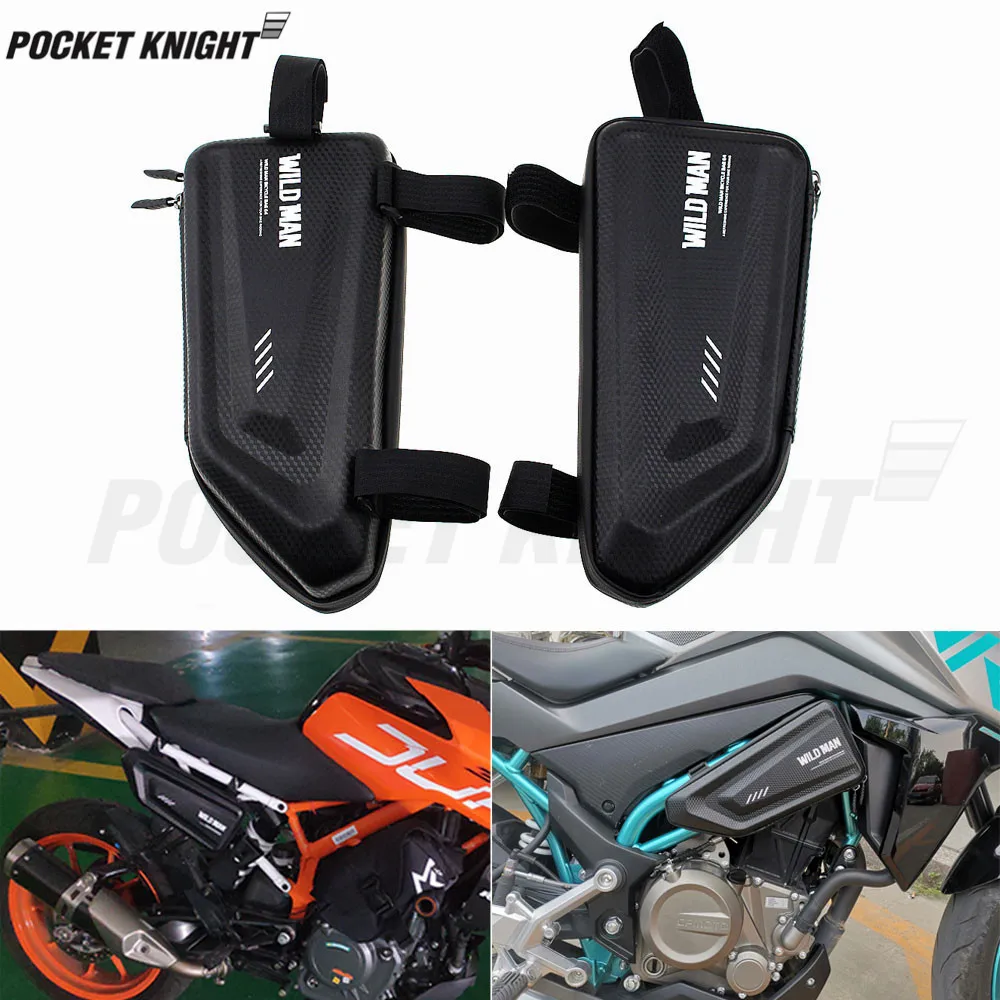 

Tool bag For KAWASAKI Z400 Z800 Z750 Z900 Z1000 Z1000SX Motorcycle Side Package Modified Hard Shell Triangle Bag Kit