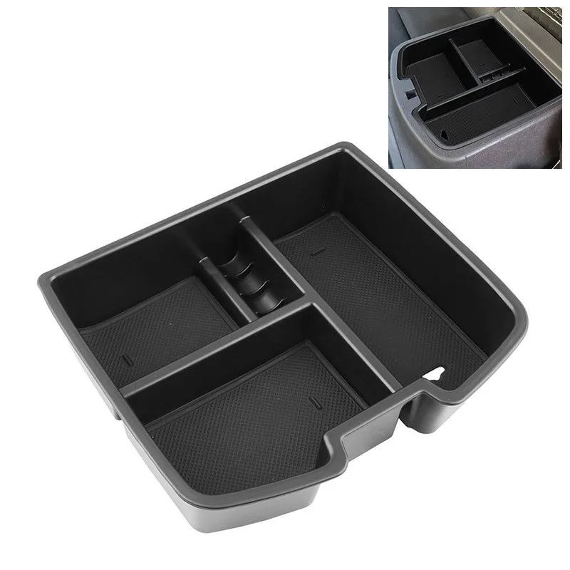 

1 PCS Center Console Storage Organizer Tray for Silverado Avalanche Sierra Yukon 2007-2014 ABS Plastic Rubber