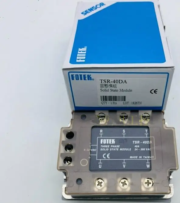 

New Original Fotk Three-Phase Relay TSR-25DA-H TSR-40DA-H TSR-50DA-H TSR-75DA-H TSR-25DA TSR-40DA TSR-50DA TSR-75DA