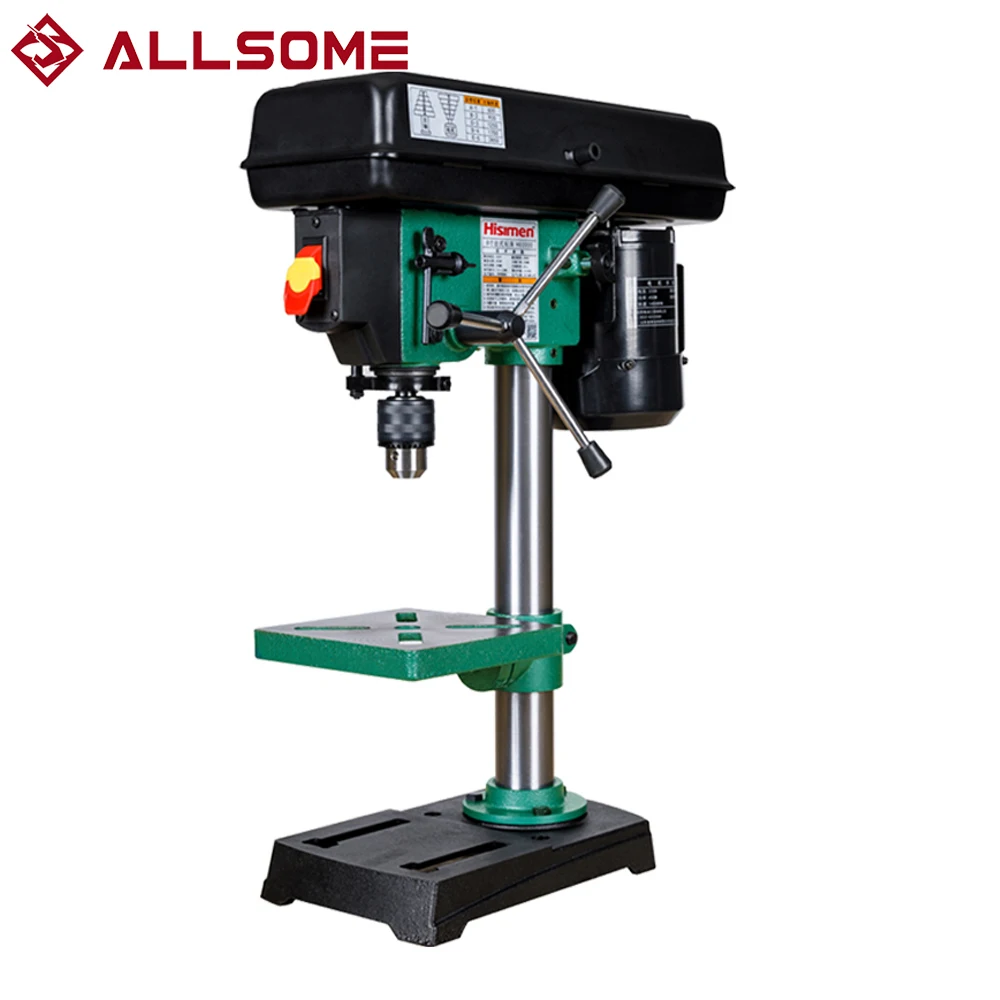 HISIMEN 8 inch HD2000 450W Variable Speed Drill Press Bench Drill Stand with Digital Speed Readout and Laser Light