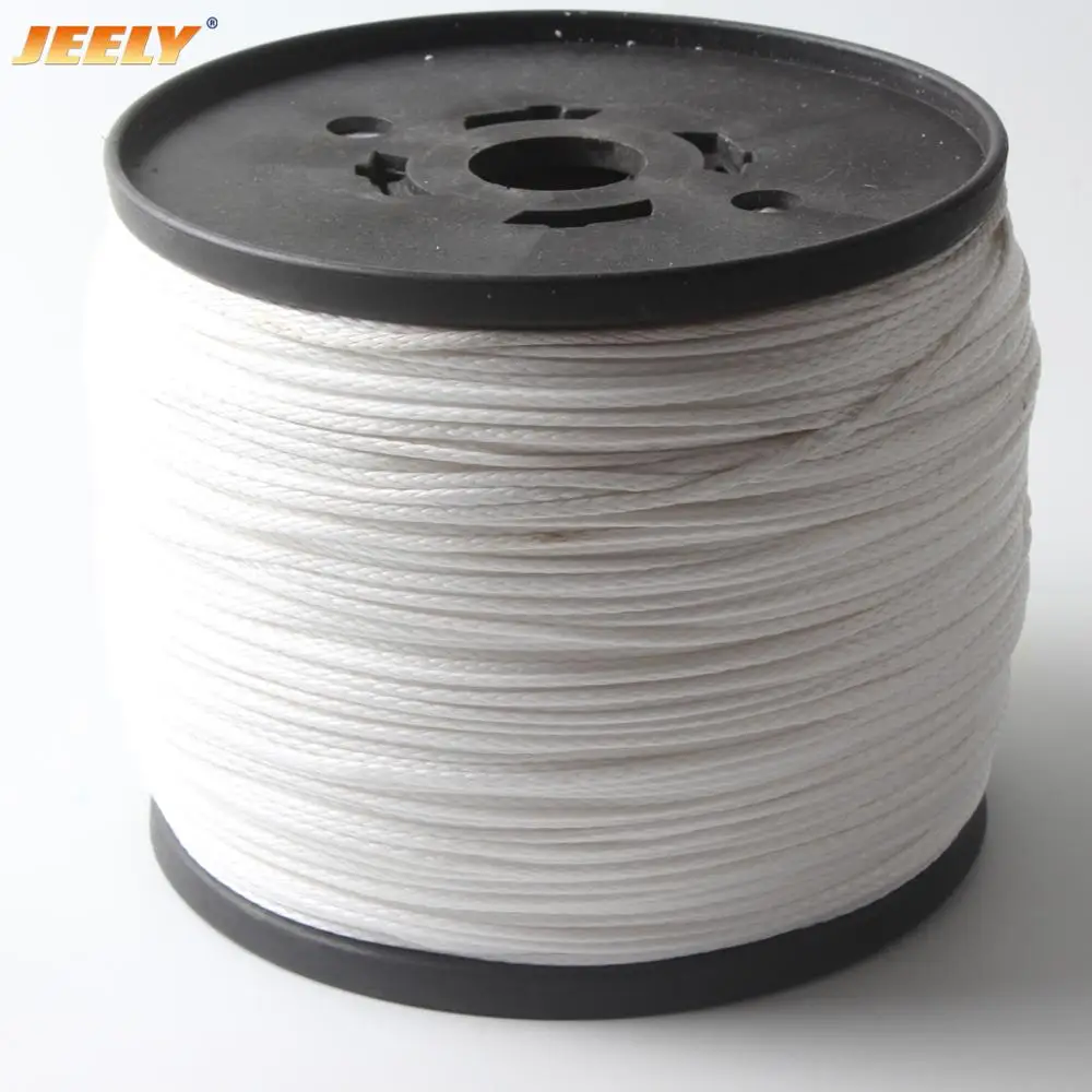 JEELY 2.3mm 10M 16 Strands Braided UHMWPE Rope Towing 1322lbs Spectra