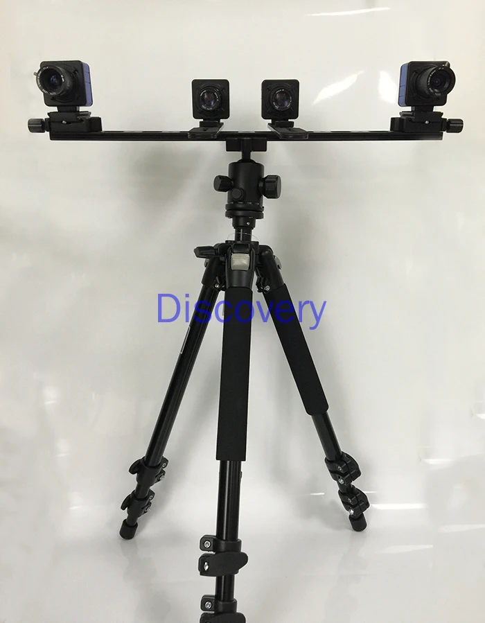 Binocular suporte de câmera dupla placa de visão estéreo experiência ccd suporte 3d reconstrução 3d scanner