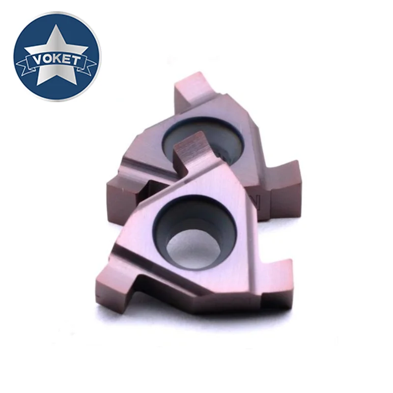 VOKET Tiện lỗ bên trong circlip rãnh lưỡi dao T11N T16N hợp kim thép không gỉ cắt đầu bên trong chủ đề biến dụng cụ