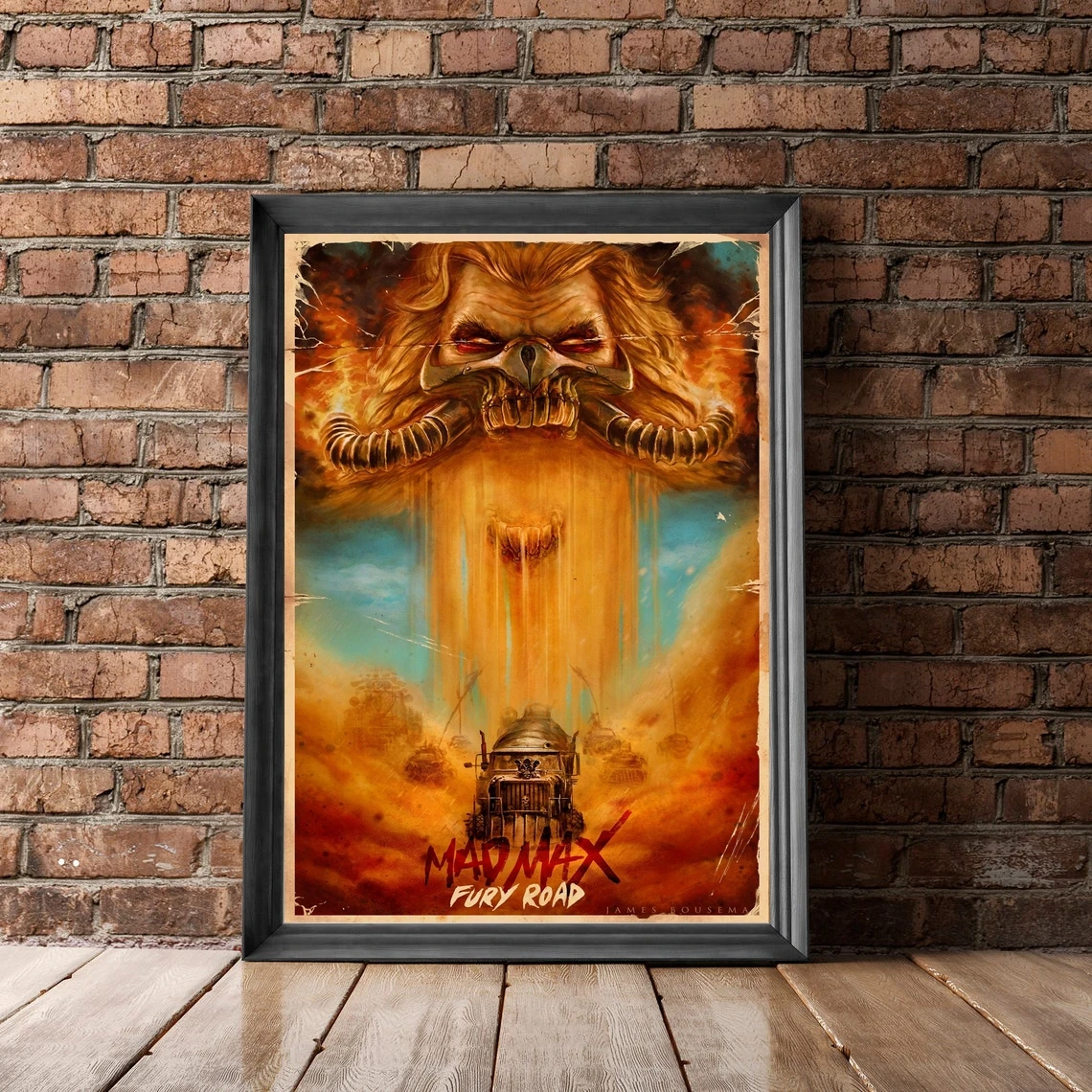 Mad Max Fury Road Immortan Joe Interceptor Peacemaker Doof Warrior Alternative Art Design Graphic Minimalist Movie poster