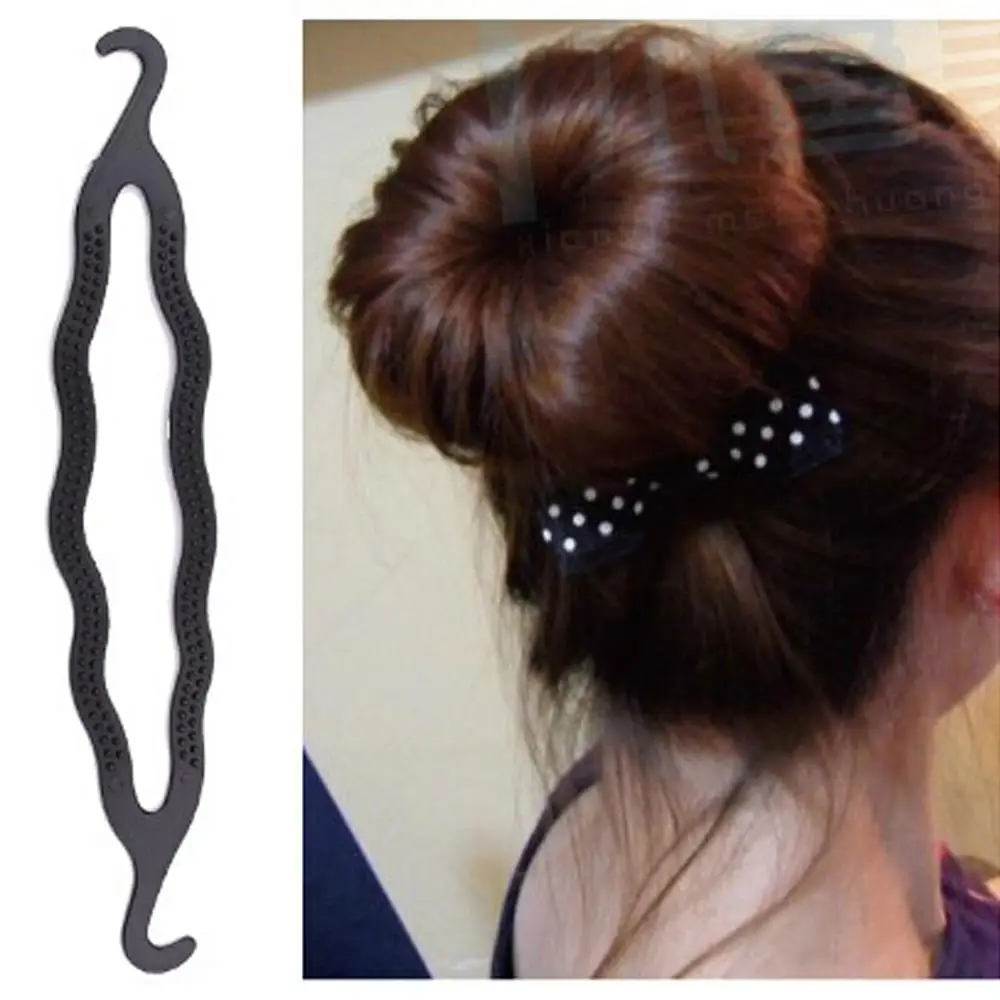 1PC Women Girls Magic Hair Twist Styling Clip Stick Bun Maker Braid Tool T008