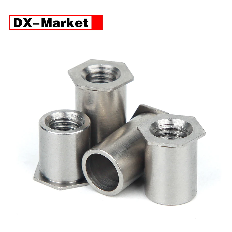 M2 M2.5 M3 M4 M5 M6 SOS Tự Clinching Standoffs Bu Lông, thép Không Gỉ 304 Thru Lỗ Ren Standoff ,K022
