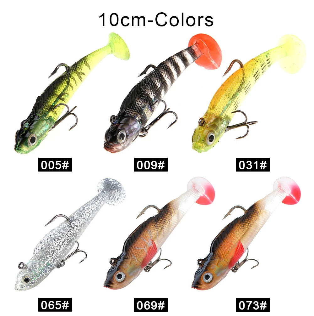 NGB 1 Stück 8/10CM 9g/21,5g Weicher Köder Jig Angelköder Fisch-Swimbait Dreifachhaken Angelhaken Angelzubehör – Detail 9