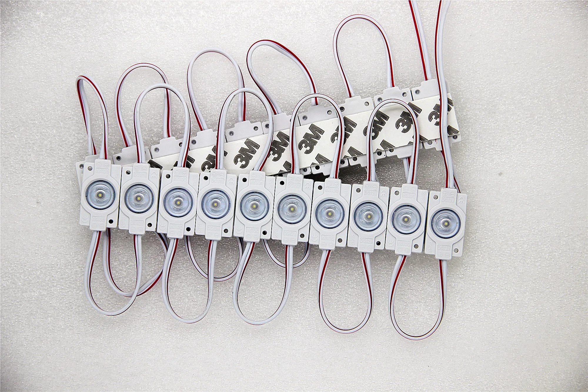 60pcs 160 Deg Back Light 0.72W UL Listed Injection LED Module PVC ABS DC12V White 2835  Waterproof  Light for Letter Sign 5630