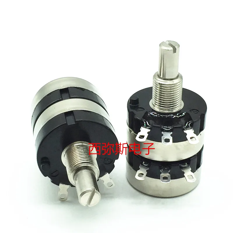 Original Japan TOCOS duplex potentiometer RV24YG20SB203 x 2 20 k lap carbon membrane resistance