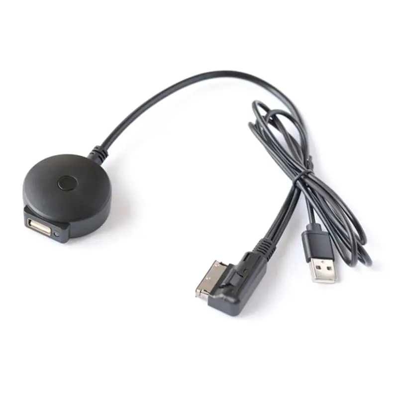 

Car Bluetooth AUX Receiver Cable with USB Adapter for VW Audi A4 A5 A6 Q5 Q7 S4 S5 Audio Media Input AMI MDI Interface