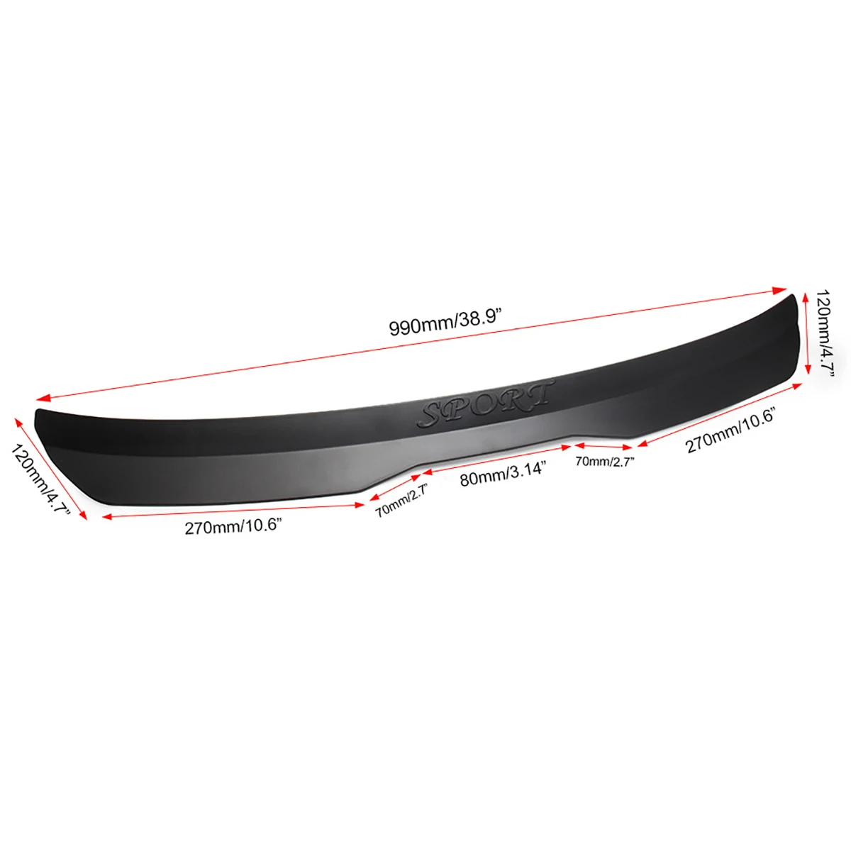 Rear Roof Spoiler Wing Hatchback Universal For Seat LEON Maxton MK1 Mk2 Mk3 MK4 MK5 MK6 MK7.5 For Volkswagen For Golf 2014-2018