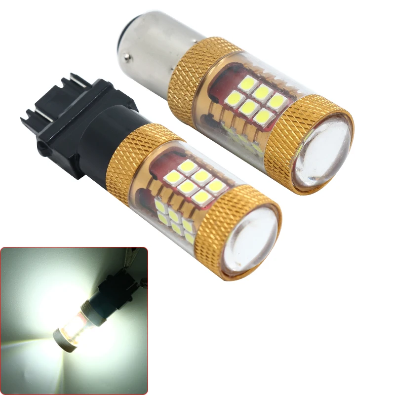 10pcs 3030 28smd S25 1156 P21W BA15S LED BAY15D BAU15S PY21W T20 LED 7440 7443 W21W 1157 T25 led Bulbs For Turn Signal Light