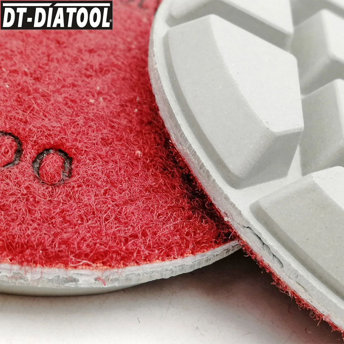 3 PCS DIA 4 "เพชรแผ่นขัดแผ่นขัดซ่อมคอนกรีต terrazzo ชั้นกรวด #1500