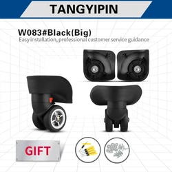 TANGYIPIN W083 piezas de reparación de equipaje, ruedas, Maleta, caja de carro, accesorios, ruedas de alta gama, resistente al desgaste, universal