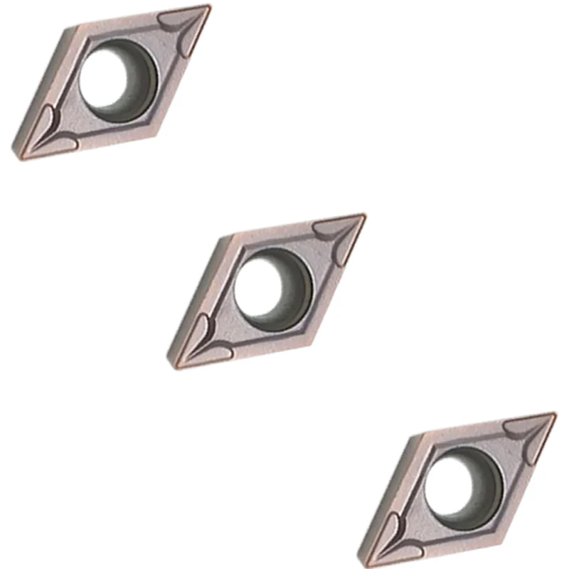 Ferramenta de giro de metal vp15tf ferramenta de desanexação torno inserções máquina de torno ferramentas cnc dcmt 11t304 cortador de moagem com 10 peças
