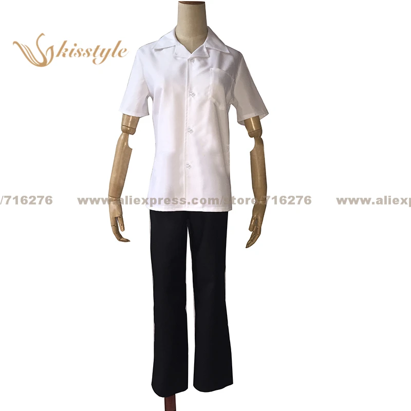 Kisstyle Fashion Natsume's Book of Friends Takashi Natsume Summer Uniform COS Clothing Cosplay Costume,Customized Accepted