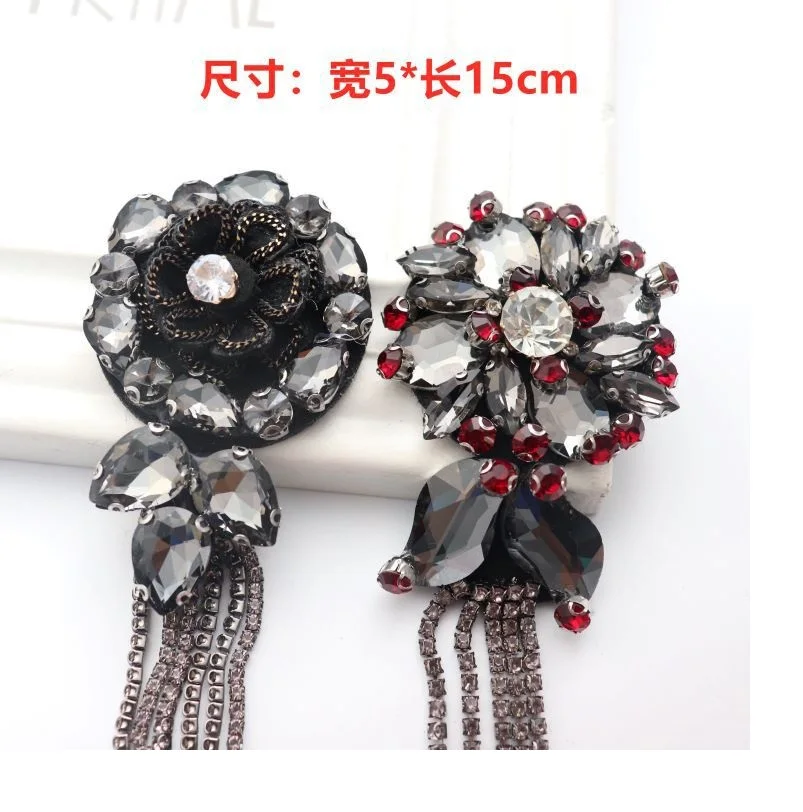 สติ๊กเกอร์ผ้าอินทรธนูฝอยแฮนด์เมด เสื้อผ้า DIY รองเท้า และหมวก สติ๊กเกอร์ตกแต่งแพทช์