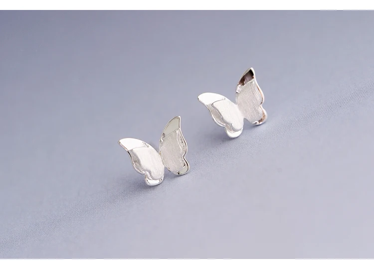 Pendientes de mariposa de 100% Plata de Ley 925 para prevenir alergias, pendientes de boda para mujer, accesorios de joyería Brincos