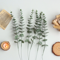Simulated Leaves Eucalyptus Leaf Artificial Flower Photography Decoration Background Ornaments Shooting Photo Props Accessories
