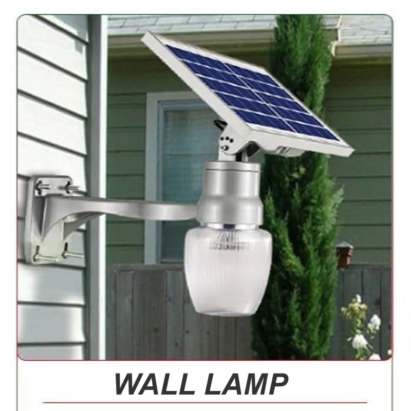 

High quality LED Solar Light Outdoor Waterproof LED Solar Lamp Park Yard Garden Path Street Led Wall Lamp Remote Control lamp 2p