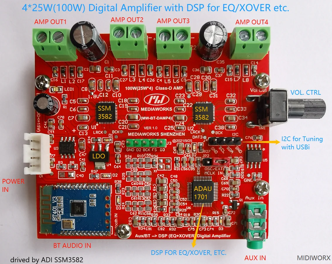 Audio Tone Control Circuit That Actually Works My Real-World Experience with the 40W/100W Bluetooth Amplifier (SSM3302 SSM3582)