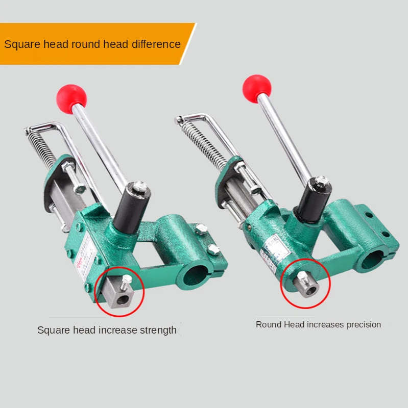 Hole Puncher Tool Sets Manual Stamping Machine for Leather Craft DIY Press and Punching Hole