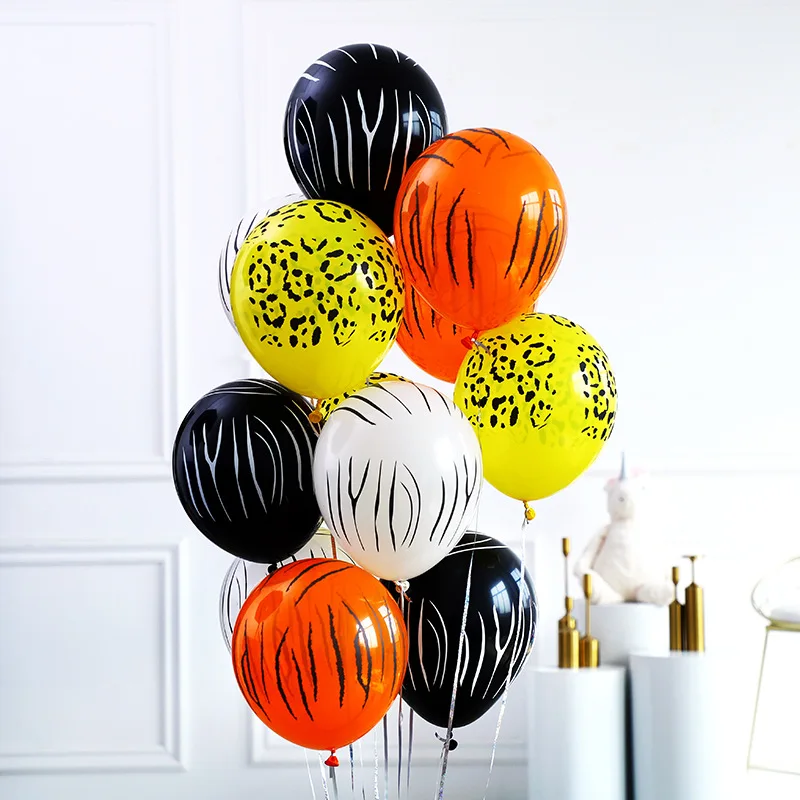 

30pcs Birthday Animal Latex Balloons Tiger Zebra Dog Safari Party Jungle Party Ballons Birthday Party Decor Kids Birthday Globos