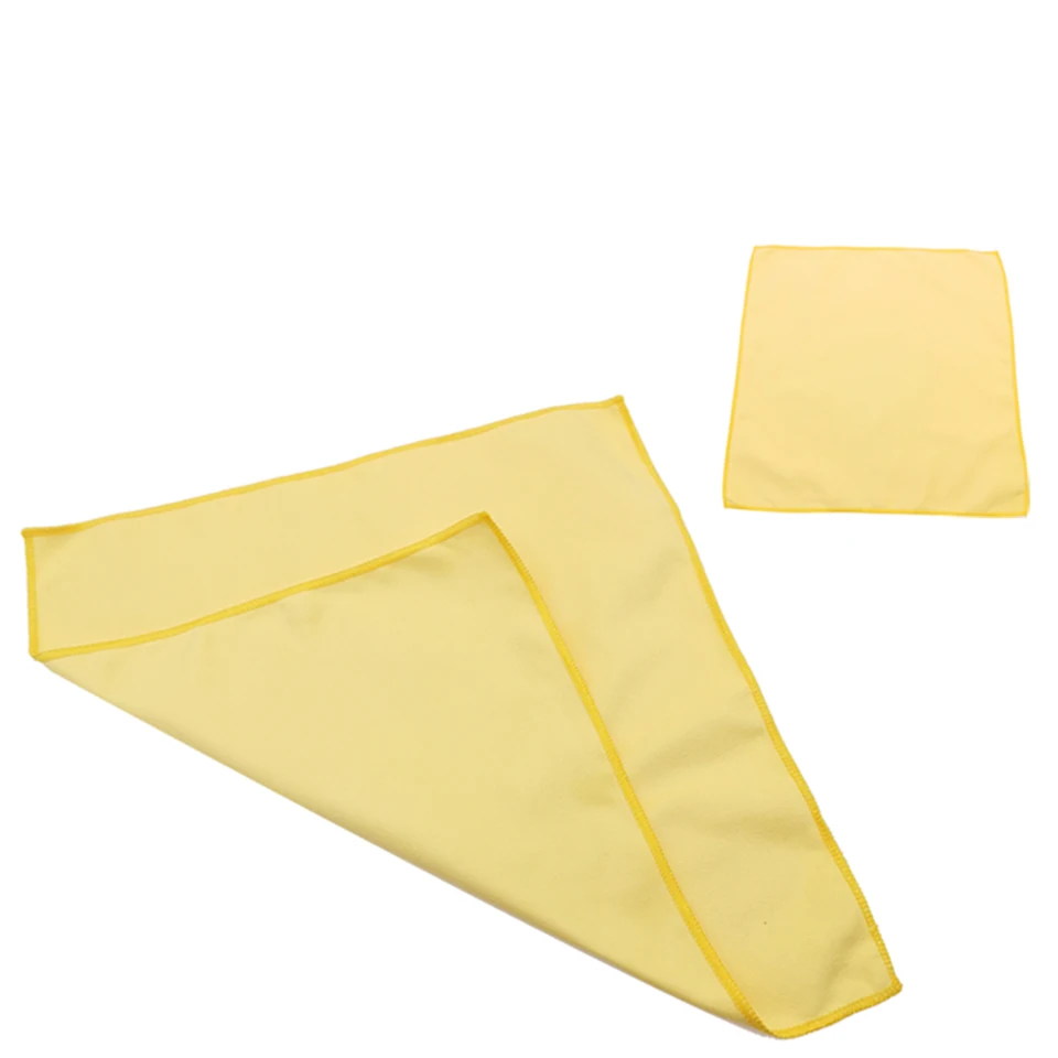 Yellow Lint Free Dust Cloth Lint Free Dust Cloth, Mopping Cloths, Vehicle Duster Towel  K-03