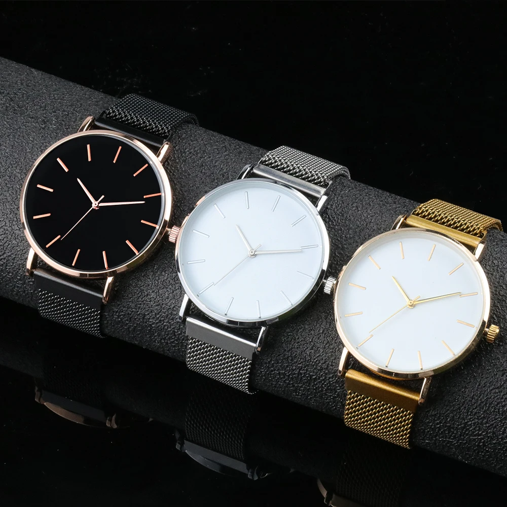 Minimalist Men\'s Watch NO LOGO Rome number Thin dial Leather Belt Fashion Simpler Watch Clock Reloj Cheap Watch Quartz Movement