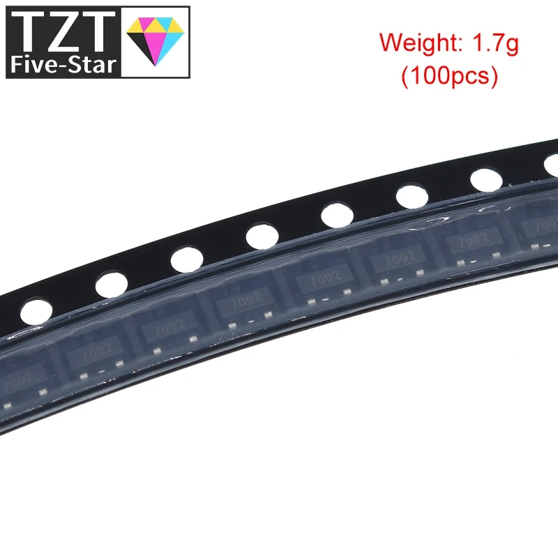 100/300 Stück 2N7002 2N7002LT1G 60V 300MA für Arduino – Detail 1