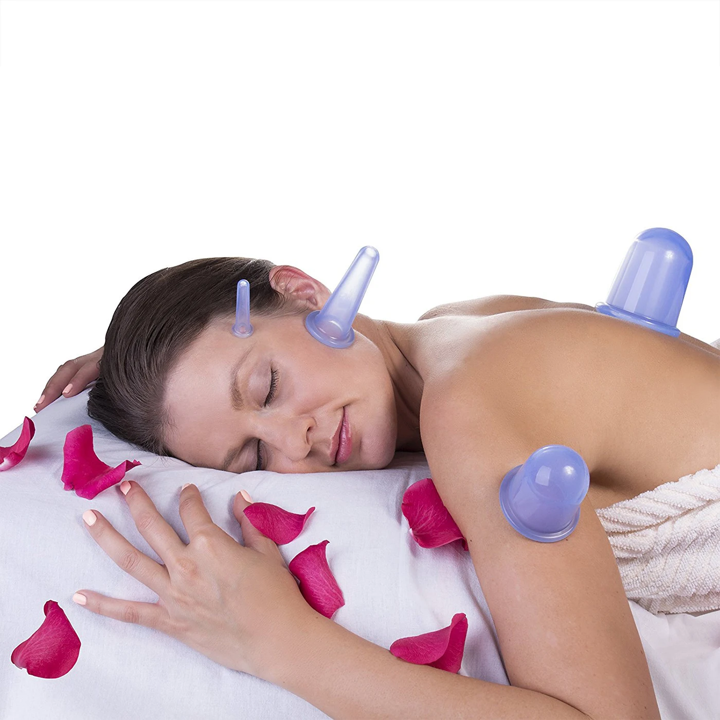 Silicone Vacuum Suction Cup Ma - Cupping Therapy Set 评论和价格