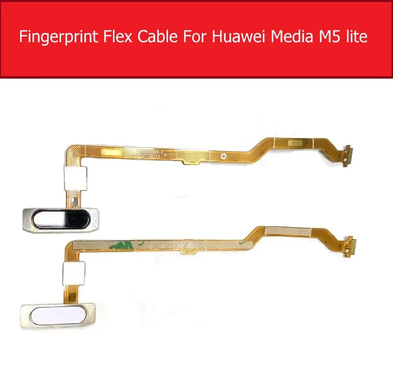 Fingerprint Home Button Flex Cable For Huawei MediaPad M5 Lite 10 BAH2-L09 BAH2-L09C Bach2-L09C Bach2-W19C Repair Parts