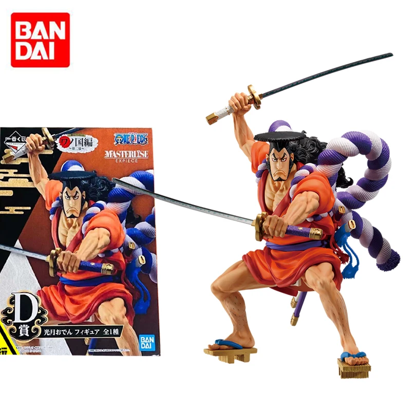 

Original Bandai Ichiban One Piece Figures Kozuki Oden Wano Country Chapter 2 D Appreciation PVC Anime Collection Model Kids Toys