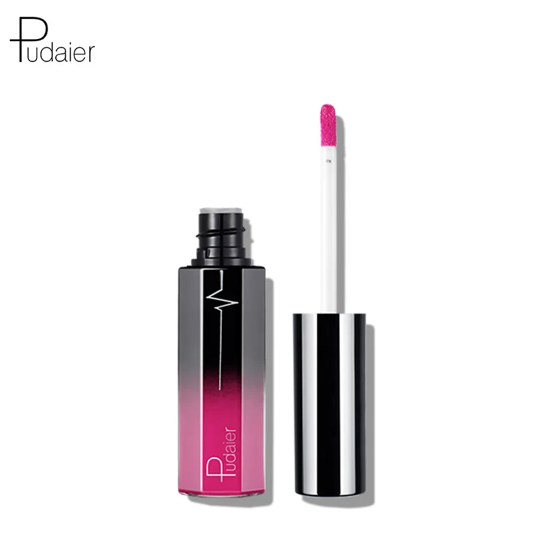 Hot Selling Pudaier 36 Colors Matte Fog Lip Gloss Lasting Non-Decolorizing Glaze Liquid Lipstick Makeup Cosmetic Gift for Women