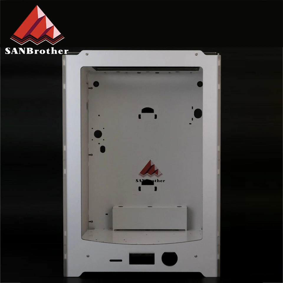 

3D Printer Frame Aluminium-plastic Acrylic Box Shell Compatible With UM2+Um2+ Extended Case Shell 2 Hanging Filament Holes