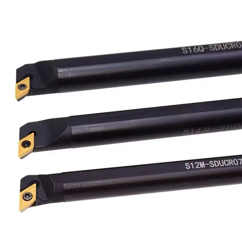 Carboneto insere para S08K SDUCR07 S10K SDUCR07 S12MSDUCR07 S14N-SDUCR07 S16Q-SDUCR07, Interno Torneamento Ferramenta Titular, DCMT070204