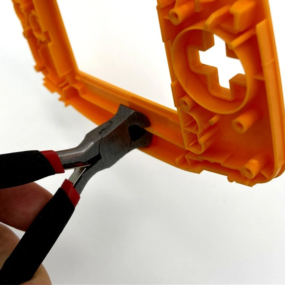 Szczypce szczypce tnące boczne przewód elektroniczny Cutter Outlet Mini nożyczki plastikowy uchwyt narzędzia ręczne