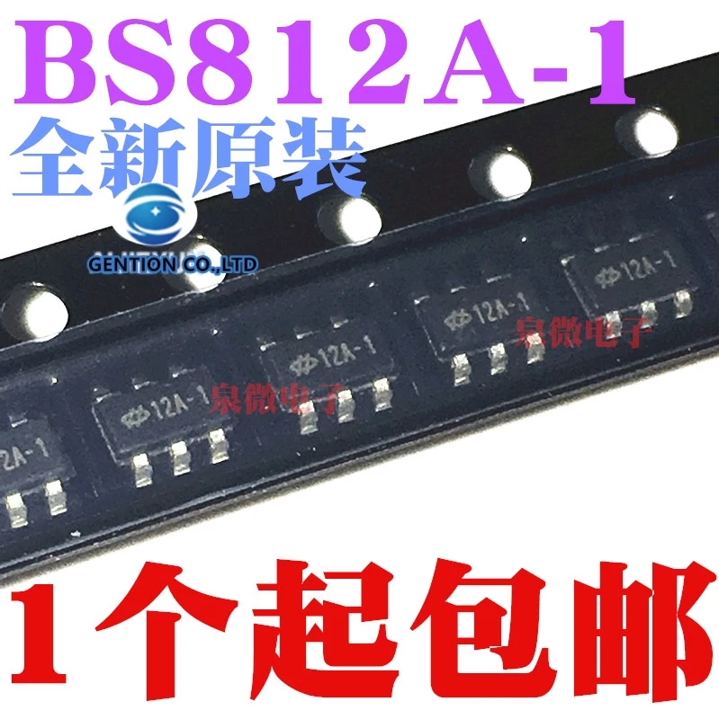 

5PCS SOT23 BS812A-1 BS812A capacitive touch screen printing 12 a-1 double buttons in stock 100% new and original