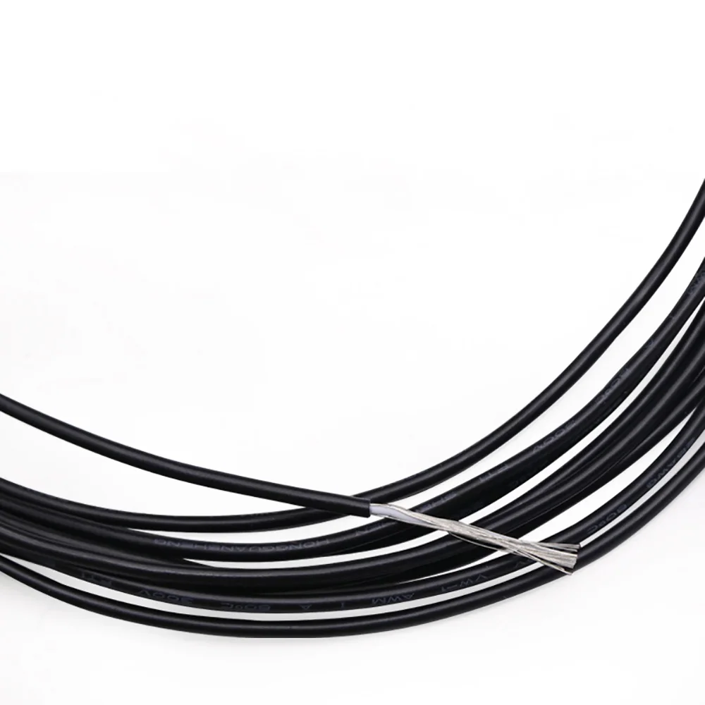 UL1533 single core shielding layer PVC tinned copper 26AWG 28AWG electronic audio signal line anti-interference flame retardant