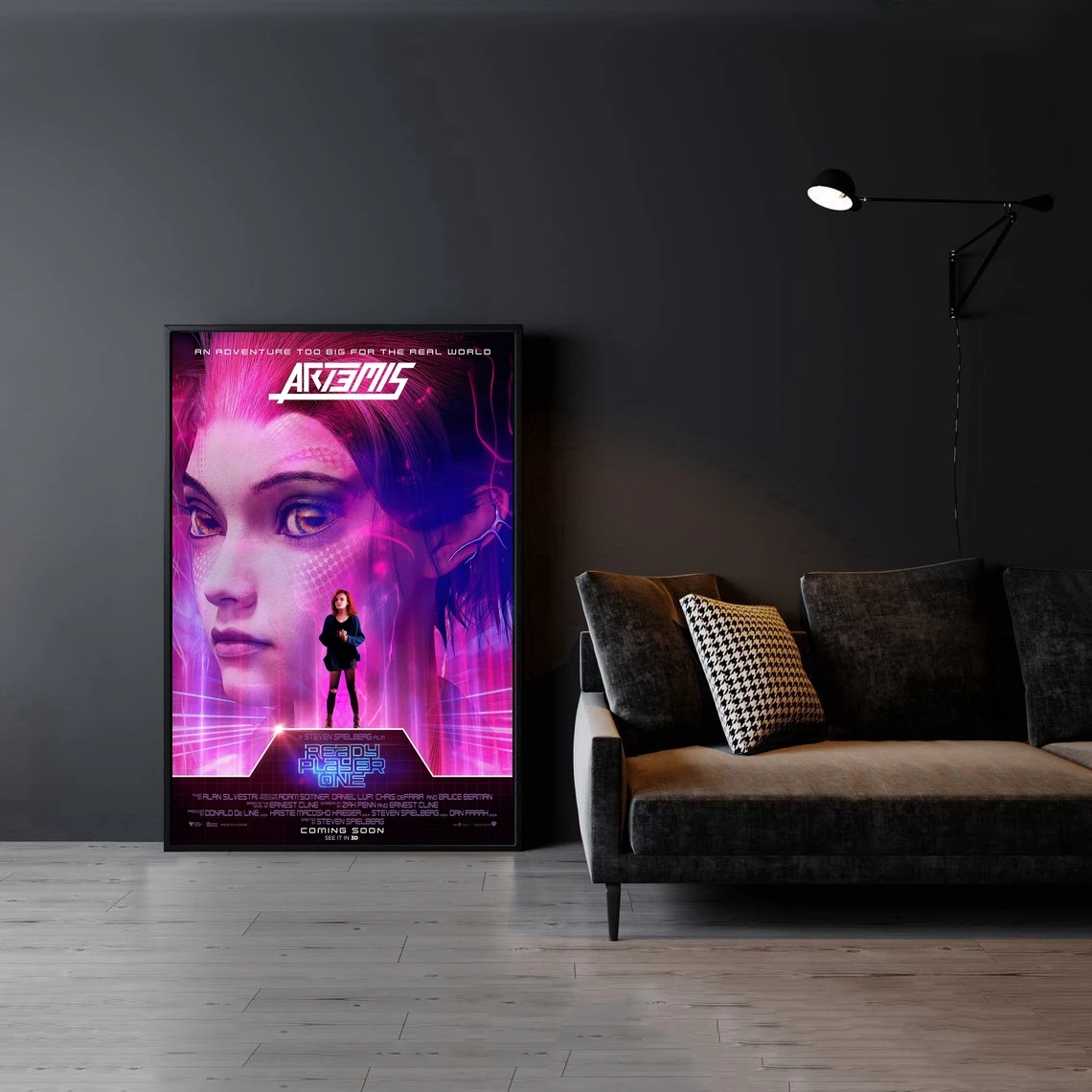 

Художественный кинопостер Ready Player One Art3mis