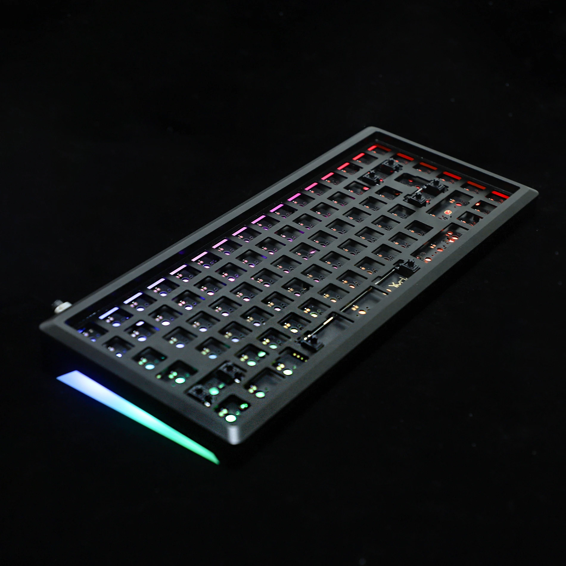 75% 84 QMK VIA ANSI ISO Hotswap PCB 75V3 Kailh Hot Socket PCB Fully Programmable For YMD75 V2 KDB75 75 V3 Mechanical Keyboard