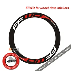 FFWD f6 road Bicycle wheel Group stickers  f6 Replacement Sticker Decal Depth 48mm for the frame height of 60mm/70mm bike decals