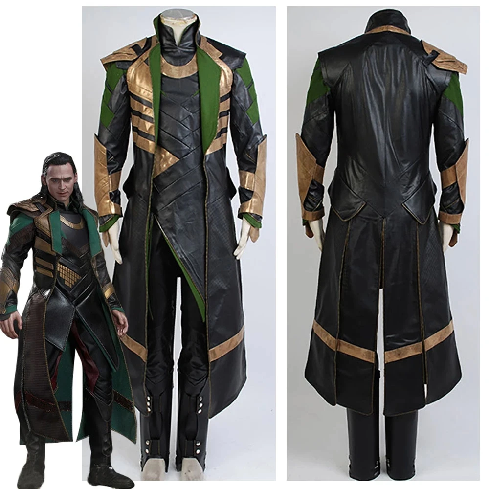 Stage Show Thor Costume The Dark World Cosplay Loki Costume  Uniform Cosplay Halloween Carnival Men Costume