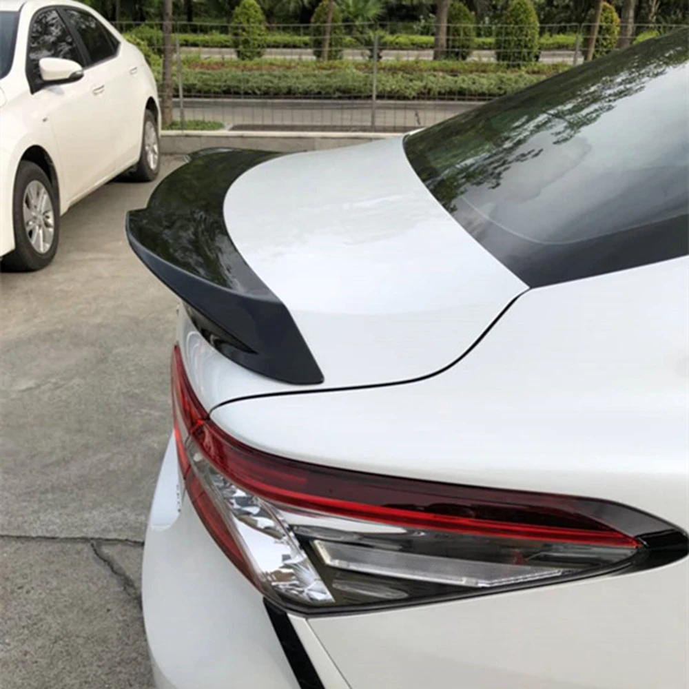 SHCHCG For Toyota Camry Spoiler 2018 ABS Plastic Material  Primer Color Rear Boot Trunk Wing Rear Roof Spoiler Car Accessories