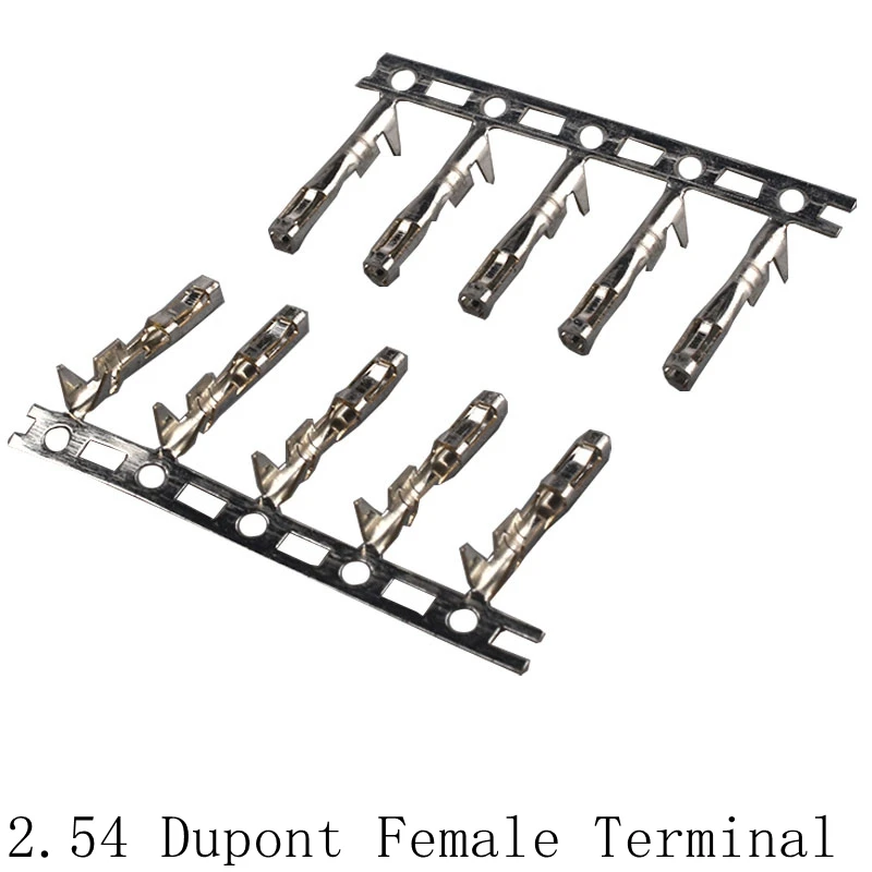 100pcs Line Pressing Terminal Reed XH2.54 PH2.0 CH3.96 VH3.96 KF2510 Dupont SM ZH1.5 JST1.25 SH1.0 Strip Metal Needle