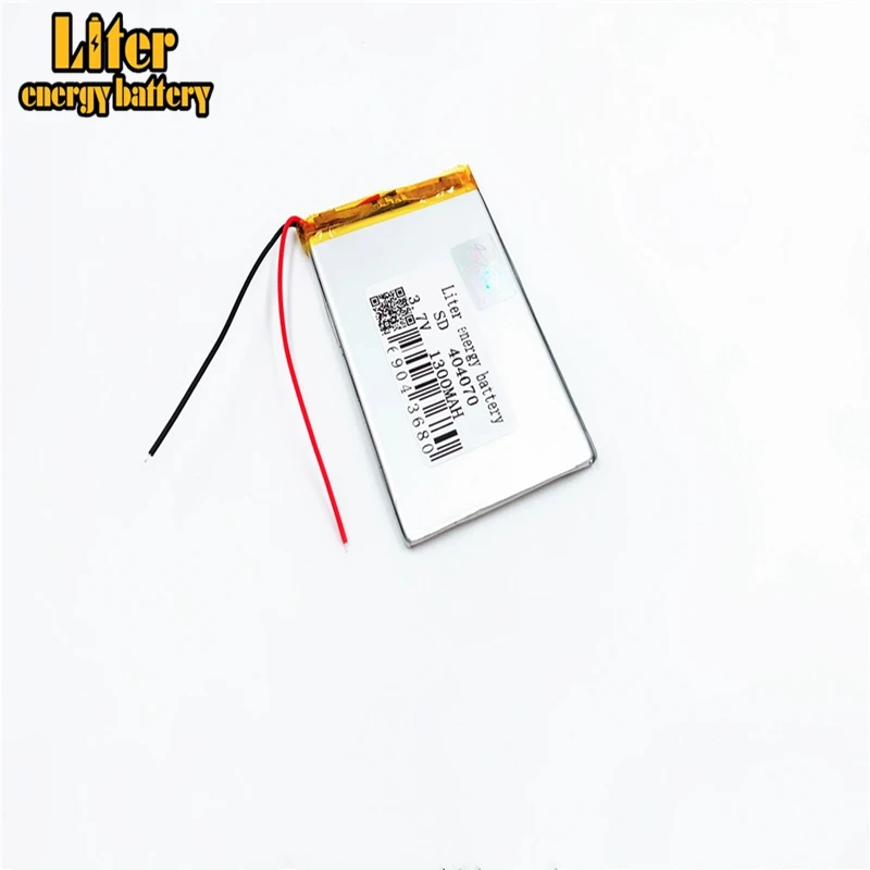 3.7V 1300mAh 384070 404070 litowo-polimerowy akumulator litowo-jonowy do telefonu komórkowego Mp3 MP4 MP5 GPS